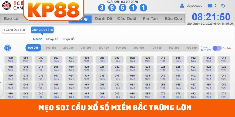Mẹo soi cầu xổ số miền Bắc trúng lớn